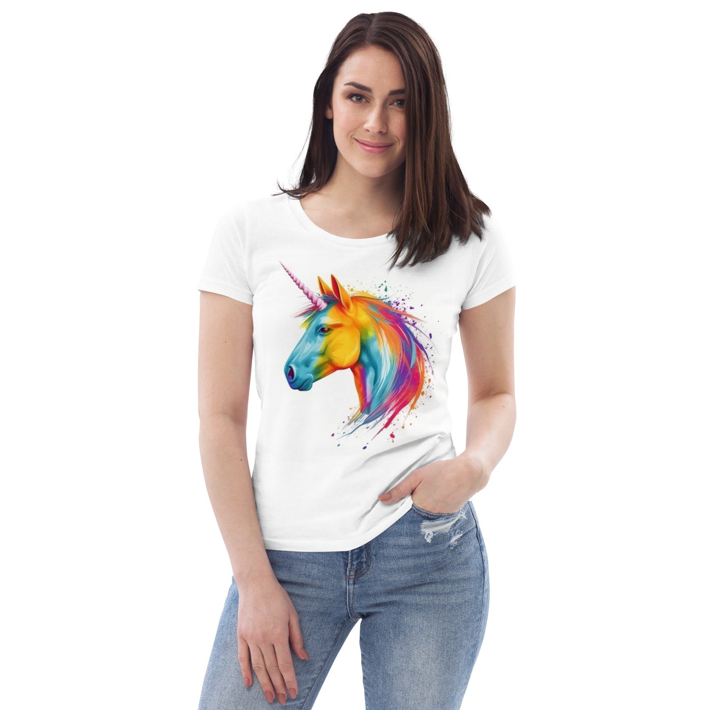 T-Shirt Licorne Arc-en-ciel