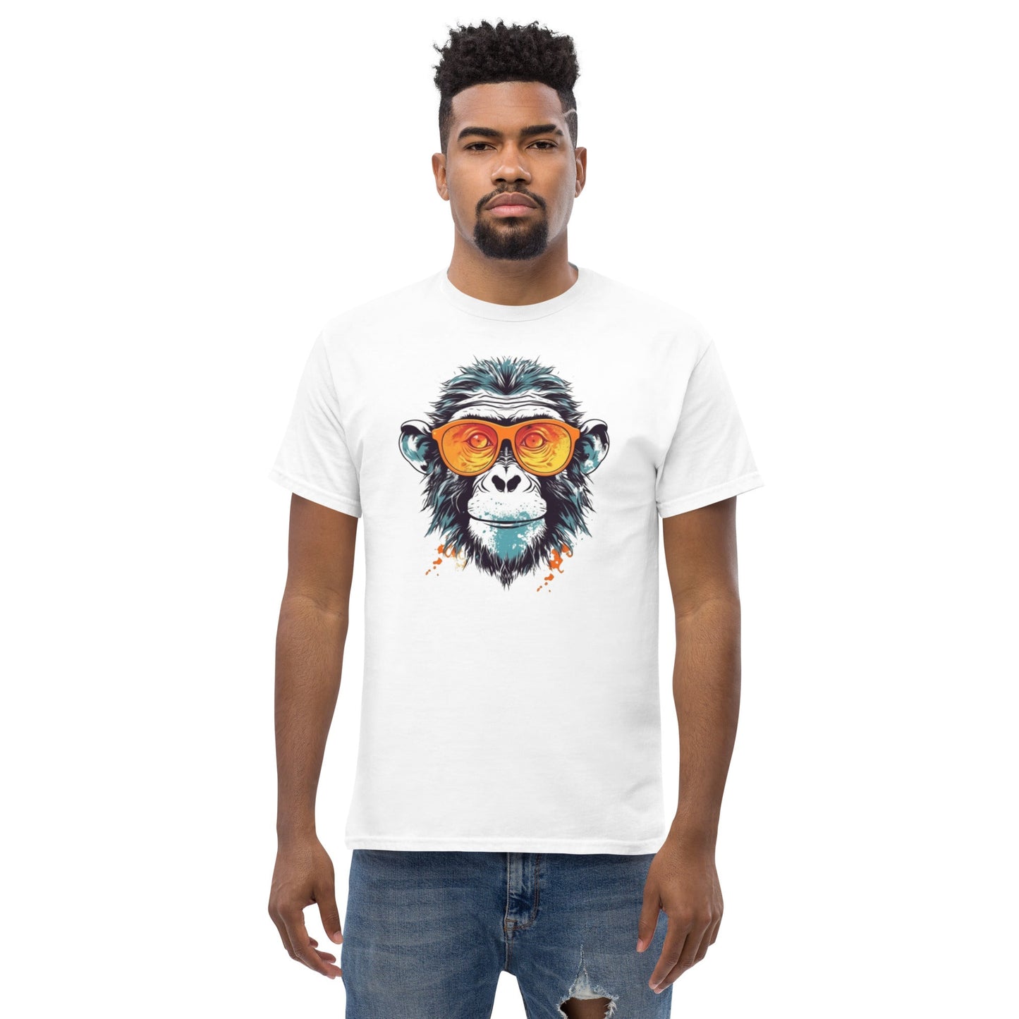 T-Shirt Singe Lunettes de Soleil