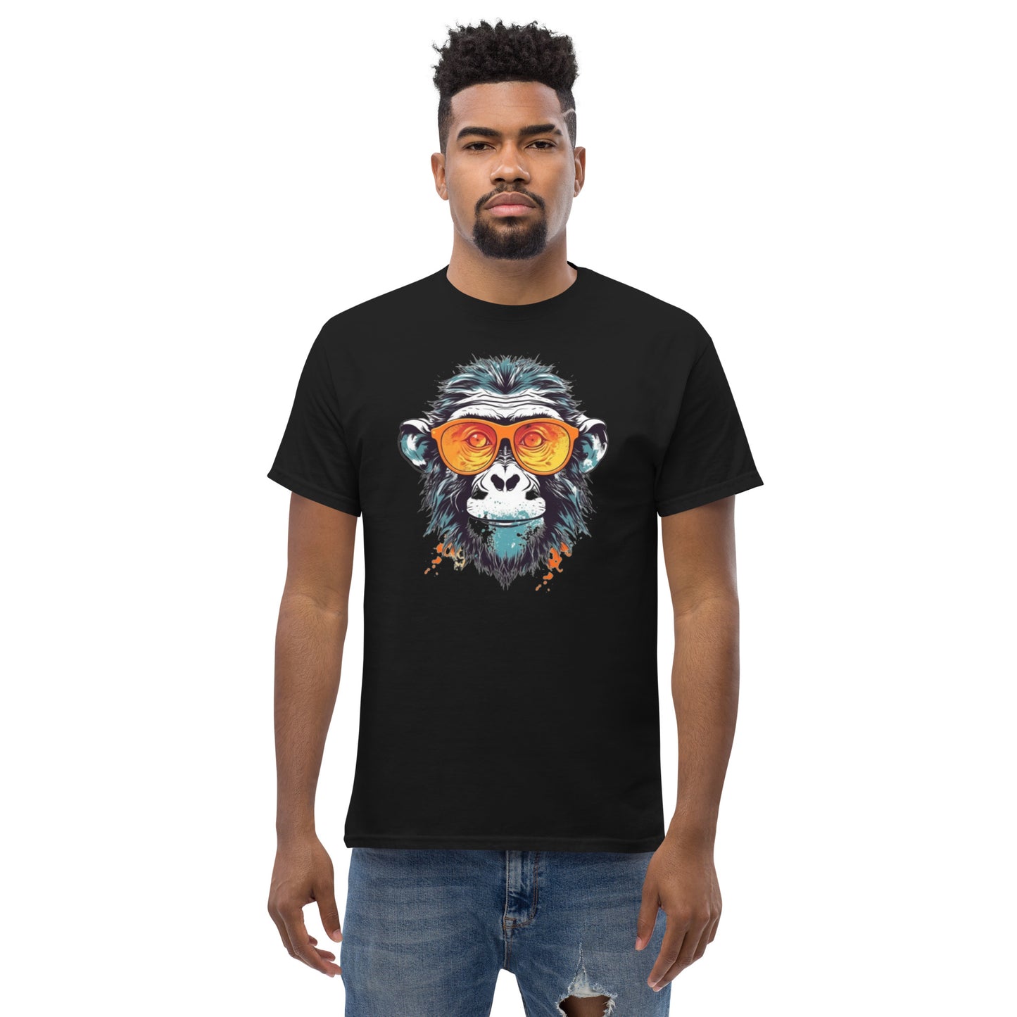 T-Shirt Singe Lunettes de Soleil