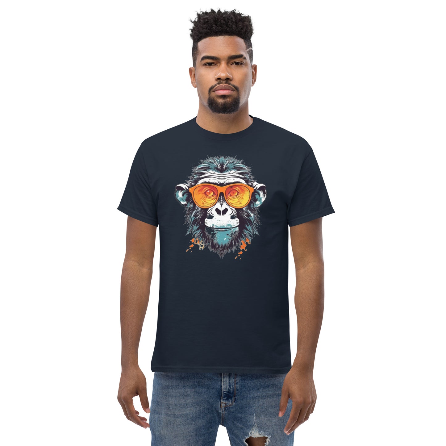 T-Shirt Singe Lunettes de Soleil