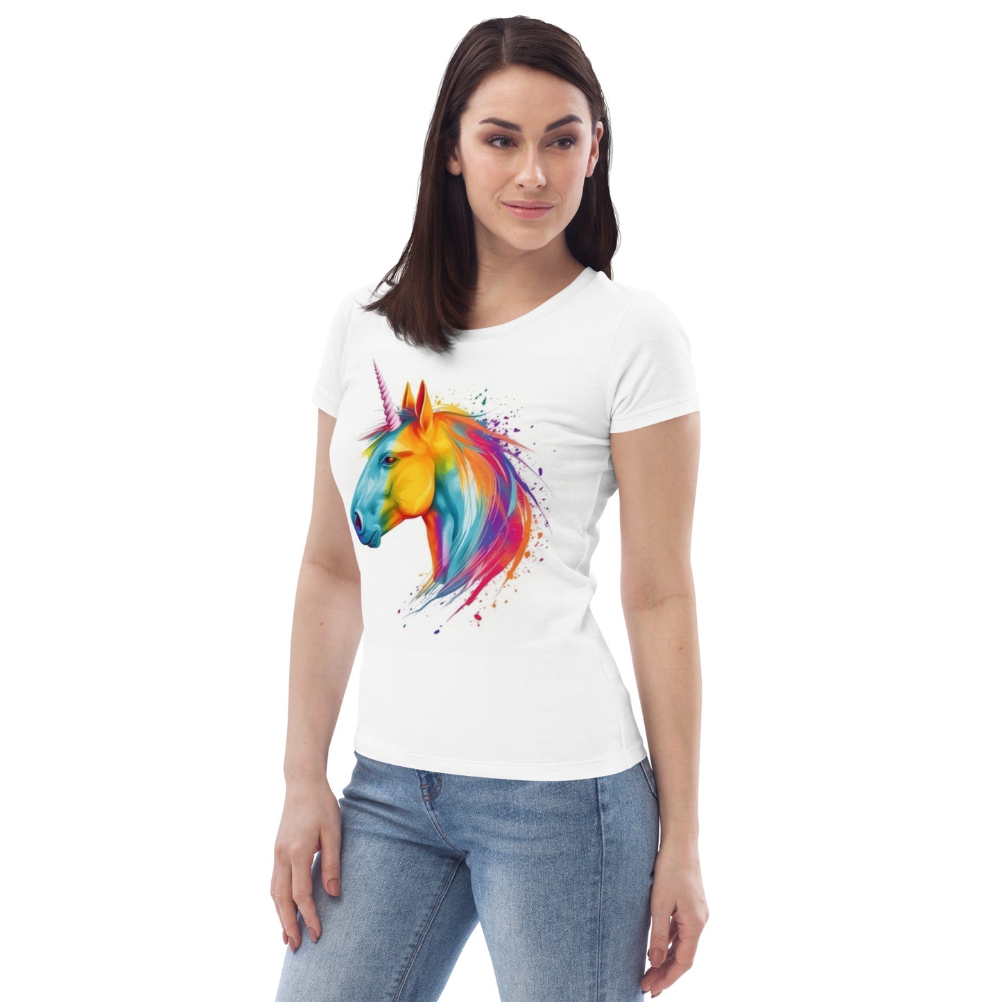 T-Shirt Licorne Arc-en-ciel