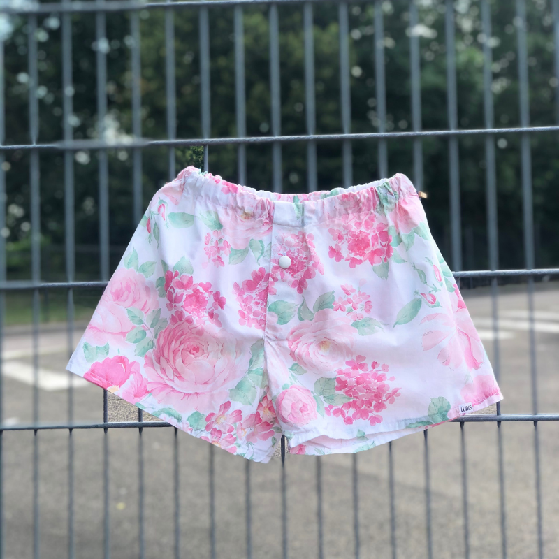 Caleçon Homme Blanc et Rose