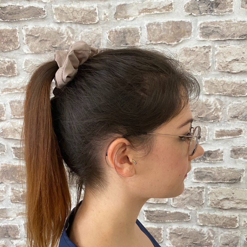 Daisy Hair Scrunchie