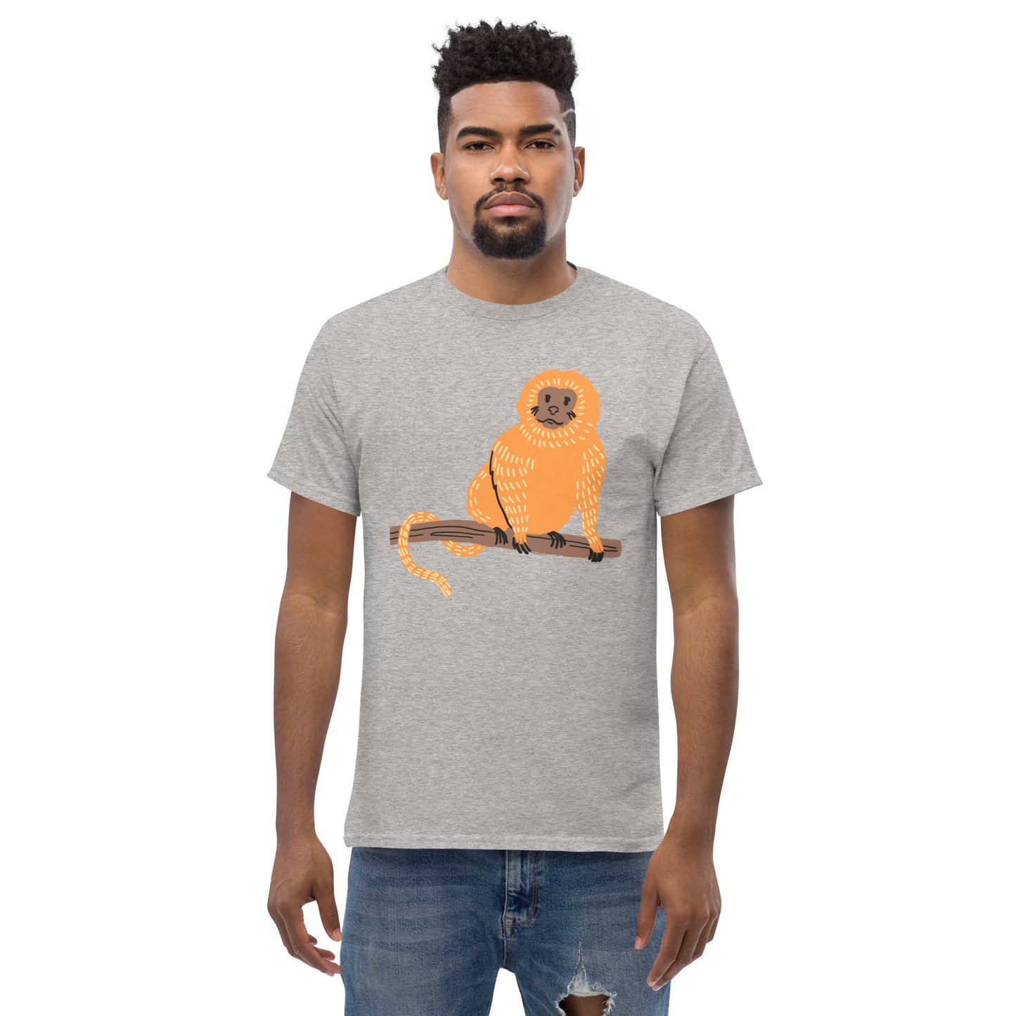 T-Shirt Singe Tamarin Doré