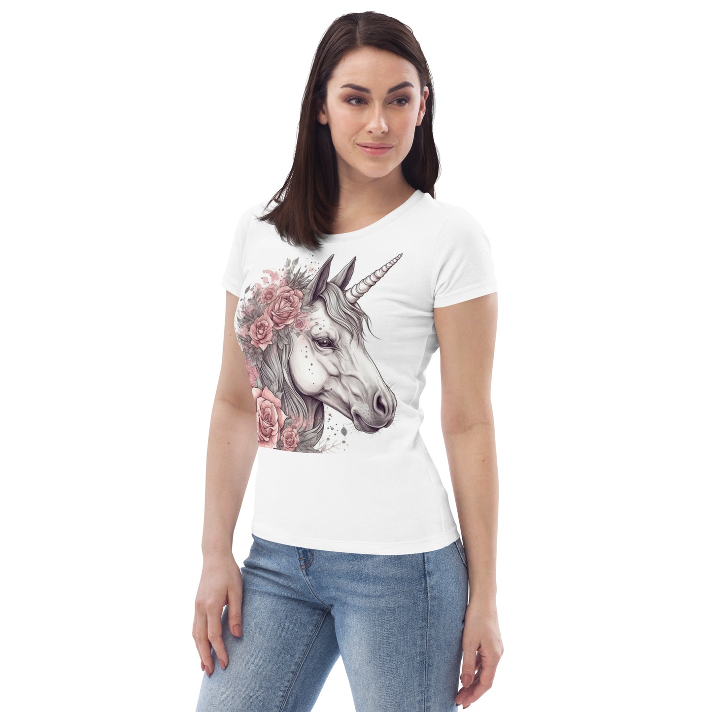 T-Shirt Licorne Rose