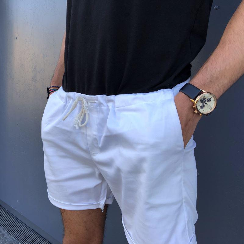 Combishort Homme Noir et Blanc