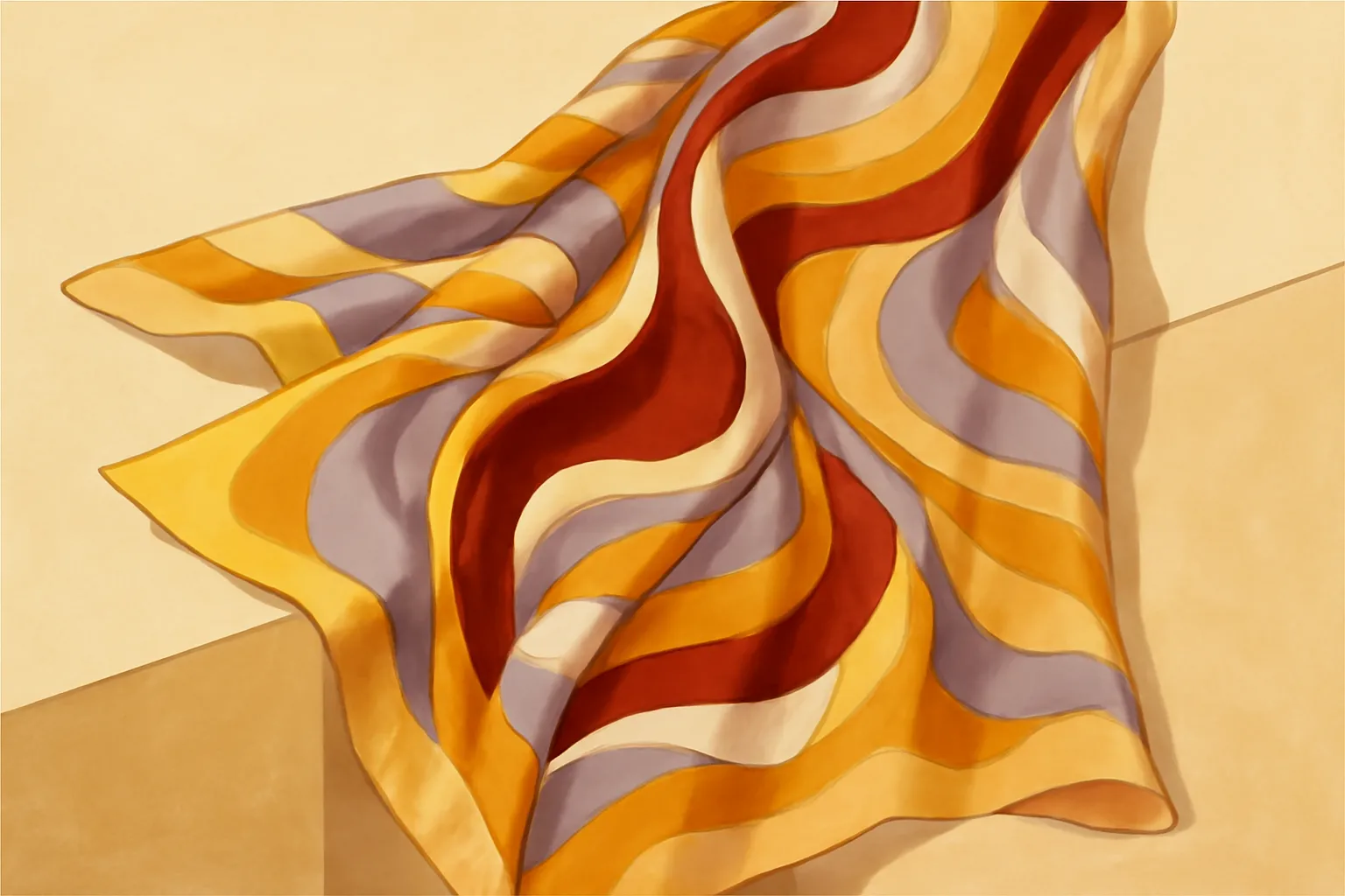 Le foulard vintage des grands-mères fait son grand retour