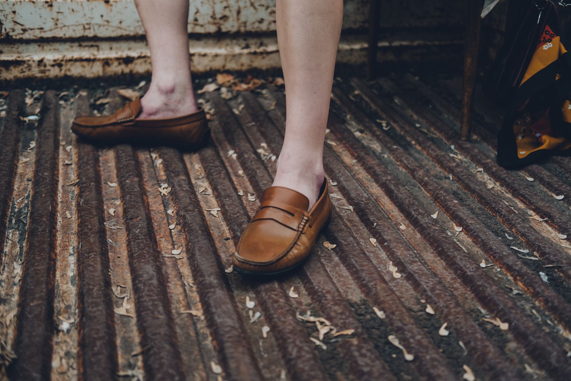 Le mocassin évolue avec des détails fringes pour l'automne
