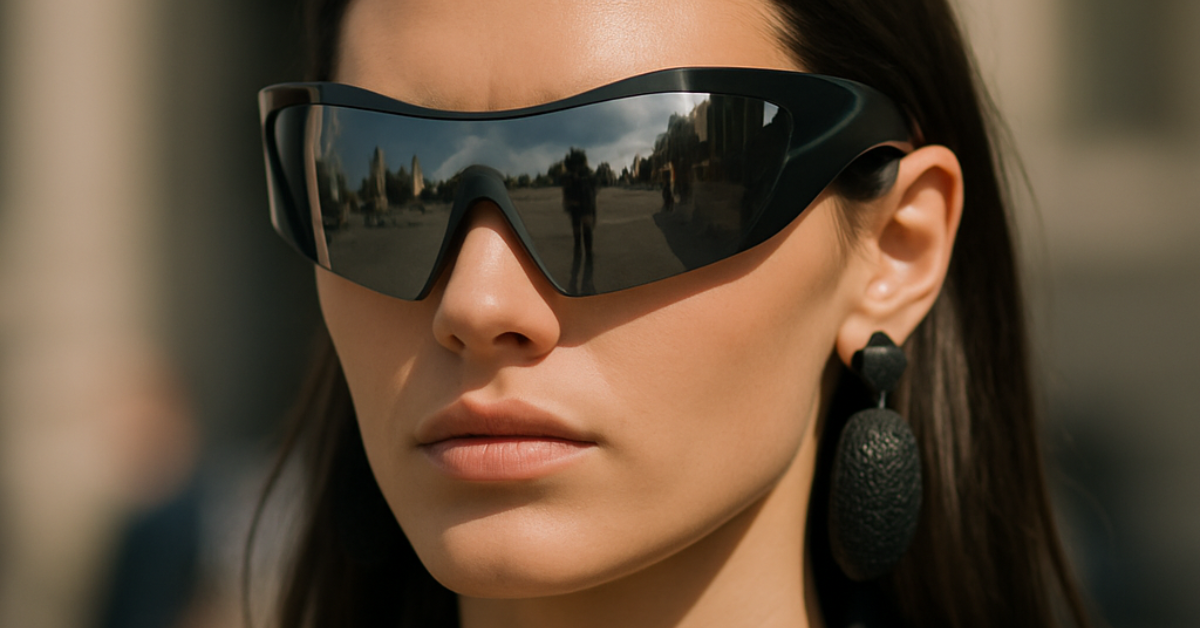 Ces lunettes de soleil futuristes font fureur sur Instagram (et elles ne vont à personne… sauf à vous)