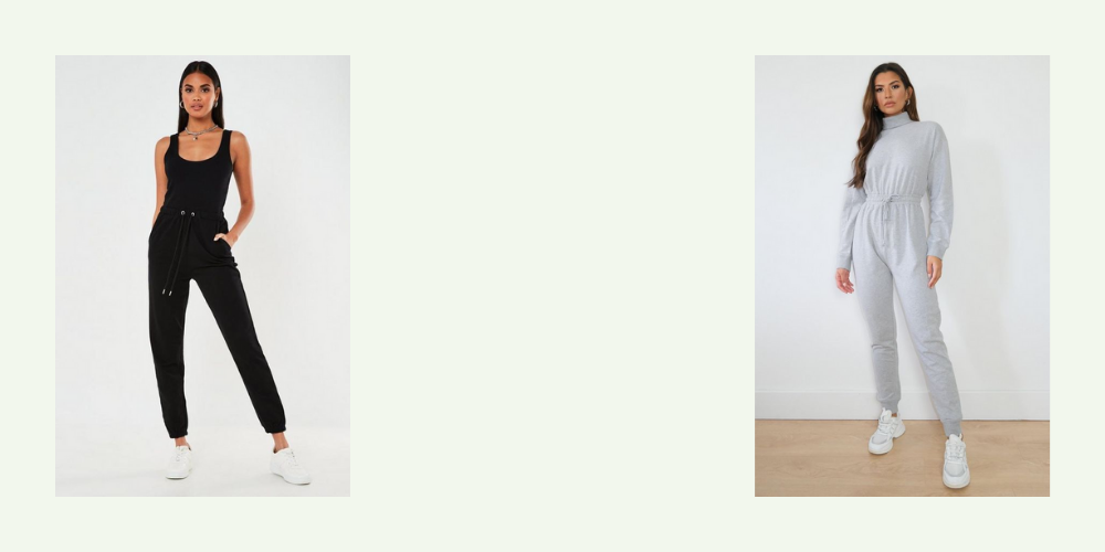 Combinaisons Jogging Noir Gris