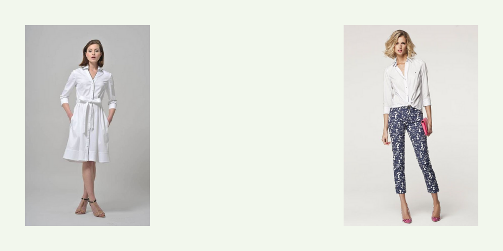 Tenues Robe Blanche Pantalon Chemise