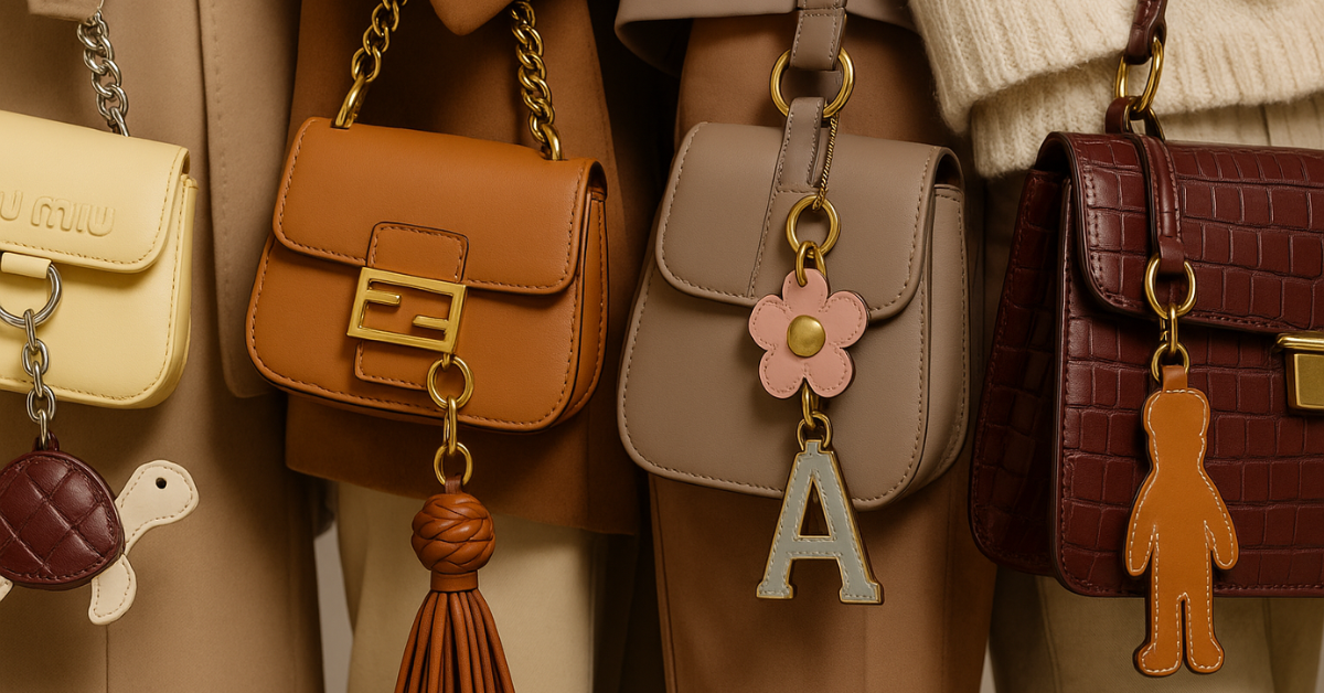Bag charms personnalisés: l’accessoire sac-charm devient un symbole d’identité