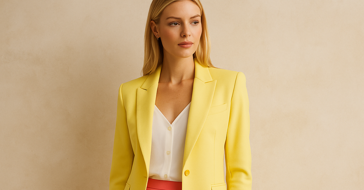 Elles osent tout cet été : le tailleur coloré version sexy-chic fait un retour fracassant !