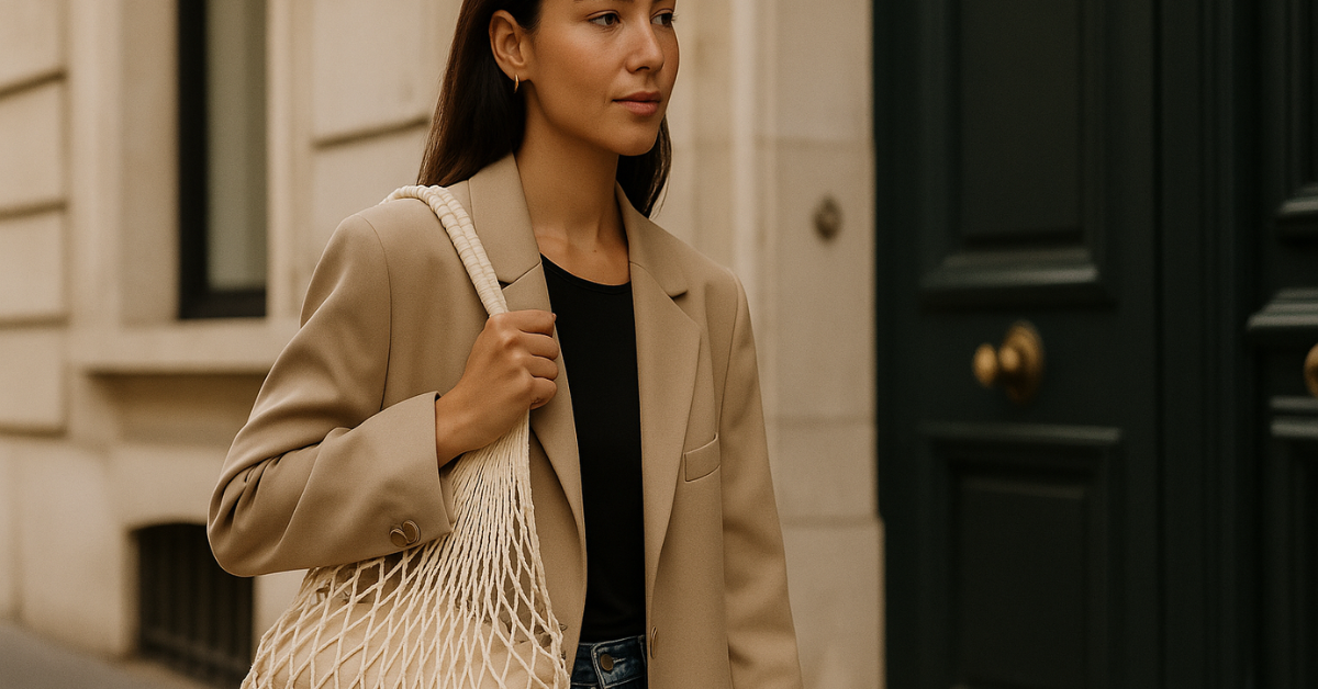 Le sac filet réinventé : entre éthique, vintage et cool attitude