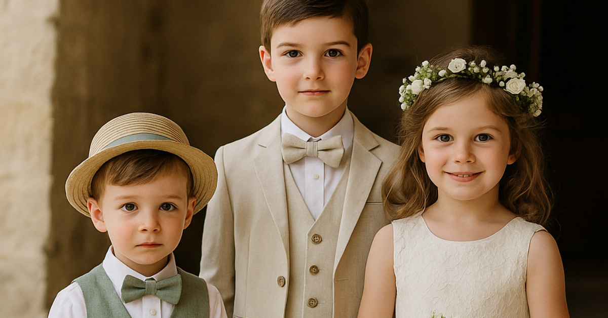 Mini-style, maxi-effet : la tendance mariage pour enfants qui fait craquer 2025