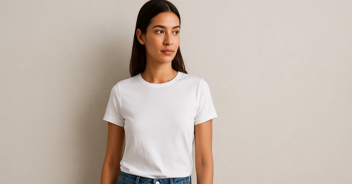 Ce T-shirt blanc à 10€ fait plus d’effet qu’un sac de luxe à 2 000 € (et voici pourquoi)