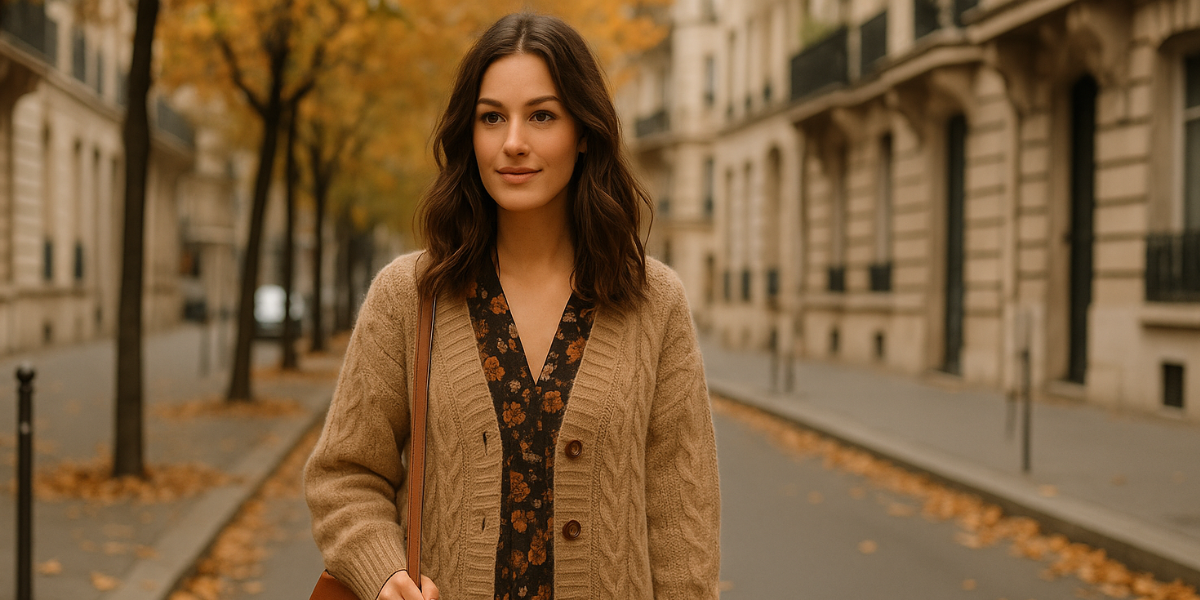 9 looks automne 2025 à aimer — femmes : du cardigan cosy aux pièces vintage