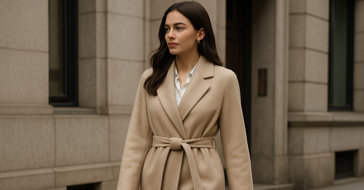 Le manteau peignoir : confort ultime et chic assumé